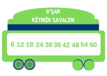 RİTMİK SAYMA TRENİ 8 A4