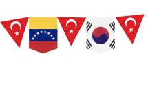 Ülke bayrakları ve Türk bayragi