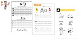 A Harfi Çalışma Fasikülü - 3 Sayfa - Pdf