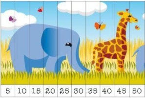 RİTMİK SAYMA PUZZLE ETKİNLİKLERİ