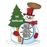 İYİ TATİLLER KARNE SÜSÜ