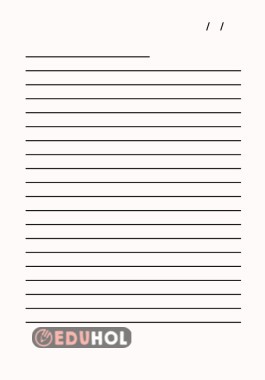 Çizgili Mektup Kağıdı