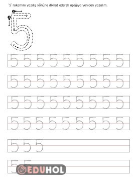 5 rakamı etkinliği
