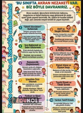 9 parça Akran Nezaketi Posteri