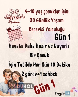 İlkokul Öğrencileri için Her Gün 10 dk Günlük Yaşam Becerileri Projesi