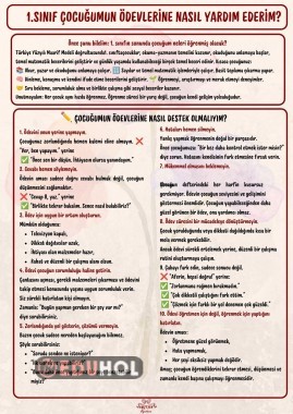 Çocuğumun Ödevlerine Nasıl Yardımcı Olabilirim?