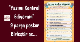Yazımı Kontrol Ediyorum posteri-9 parça