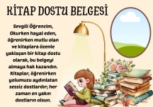 KİTAP DOSTU BELGESİ