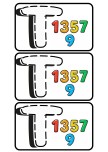 Tek sayılar defter yapıştırma