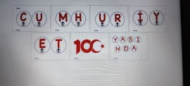 Cumhuriyet 100 Yaşında - Pano Yazısı