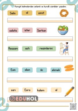 Anlamlı Cümle Oluşturma