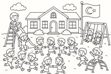 İlköğretim Haftası Boyama