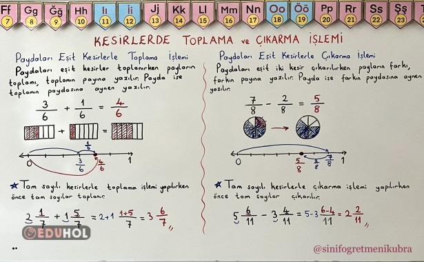 4. Sınıf 20. Hafta Ders Notları