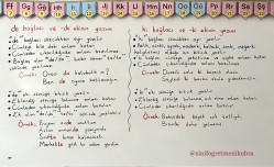 4. Sınıf 19. Hafta Ders Notları