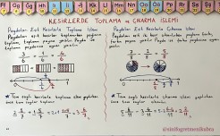 4. Sınıf 20. Hafta Ders Notları
