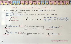 4. Sınıf 9. Hafta Ders Notları