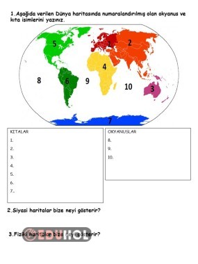 Yaşadığımız Yer Ünitesi Süreç Değerlendirme