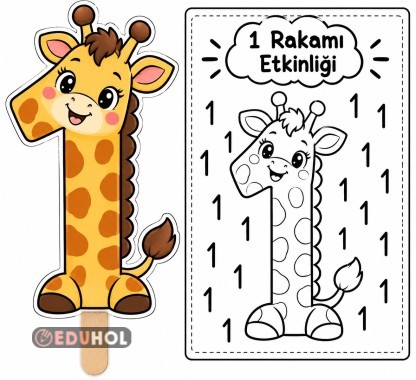 1 RAKAMI KUKLA ÇALIŞMASI