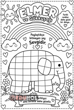 Elmer ve Gökkuşağı Etkinlik Sayfası