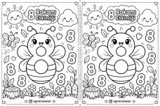 8 RAKAMI BOYAMA ÇALIŞMASI