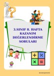 3. SINIF 8. HAFTA KAZANIM KAVRAMA SORULARI