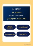 4. SINIF 34. HAFTA SORU-CEVAP DEFTER ÇALIŞMA NOTLARI