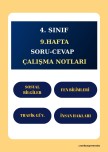 4. SINIF 9.HAFTA SORU-CEVAP DEFTER NOTLARI