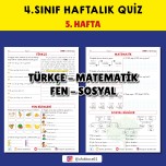 4.Sınıf Fufuk Haftalık Quiz 5.Hafta