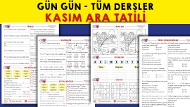 FUFUK - Gün Gün Kasım Ara Tatili Çalışması