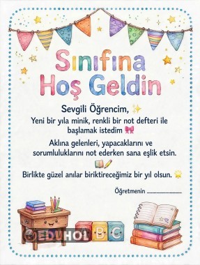 Not defteri hediyelik notu