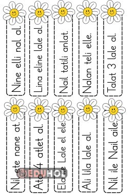 L sesi çek oku cümleler