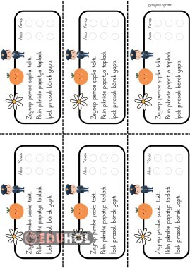 P sesi okuma kontrol şablonu