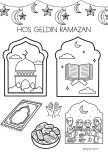 Hoş geldin Ramazan boyaması