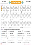 3. Sınıf Kesirler Çalışma Kağıdı