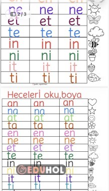 Anetiloku harfleri hece tablosu
