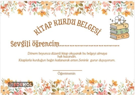 Kitap kurdu belgesi