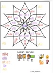 Anetil heceleri mandala boyama