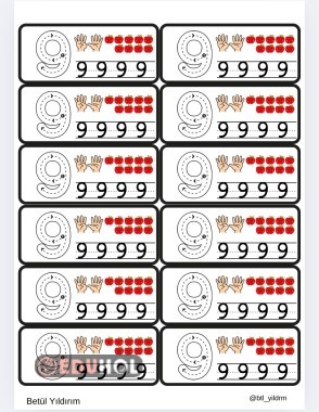 9 Rakamı İnteraktif Defter