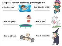 3.Sınıf İngilizce 3.Ünite Sınavı