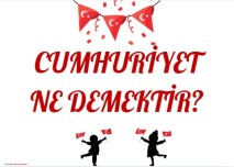 Cumhuriyet Ne Demektir Yazıları