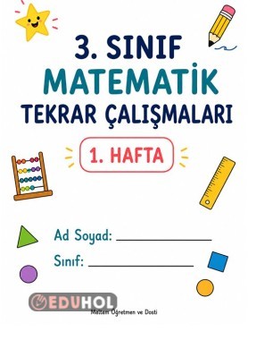 3'TEN 4. SINIFA GEÇENLER İÇİN TEKRAR 1. FASİKÜL