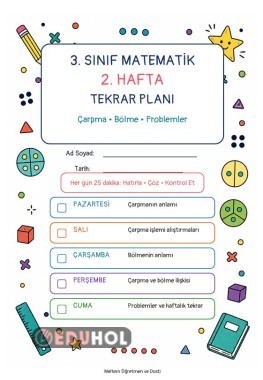 3'TEN 4. SINIFA GEÇENLER İÇİN TEKRAR 2. FASİKÜL