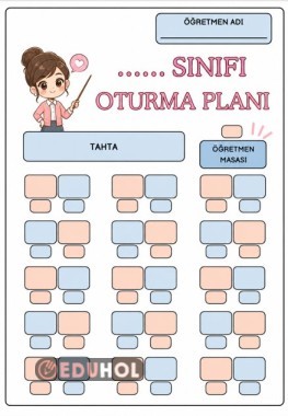 30 KİŞİLİK OTURMA PLANI