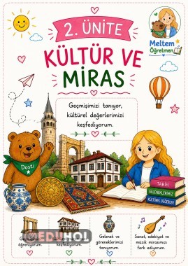 4. SINIF SOSYAL BİLGİLER 2. ÜNİTE KÜLTÜR VE MİRAS