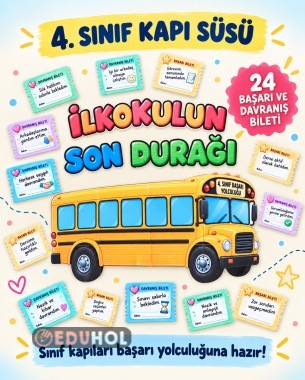 4.SINIF İLKOKULUN SONDURAĞI BAŞARI VE DAVRANIL BİLETLERİ
