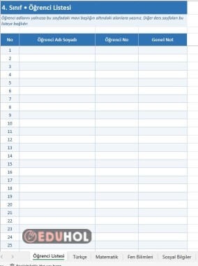 4.SINIF KOLAY VE PRATİK DEĞERLENDİRME ÖLÇEKLERİ