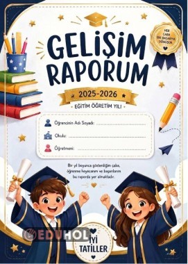 ANASINIFI VE 1. SINIF GELİŞİM RAPORU KAPAĞI