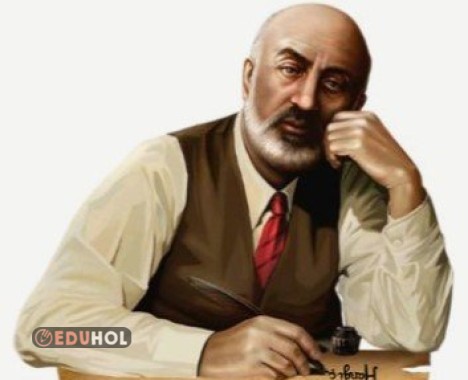 MEHMET AKİF ERSOY'UN 6 A4 KAĞIDI İLE POSTERİ