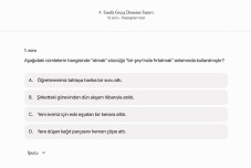 3'TEN 4'E GEÇEN ÖĞRENCİLER -4.SINIFA HAZIR MISINIZ? DENEME