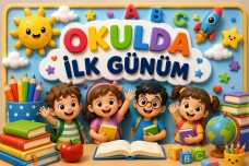 OKULDA İLK GÜNÜM DİJİTAL PANO